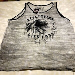 Mean affliction tank top size 2XL